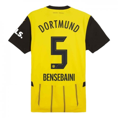 Fotbollskläder Borussia Dortmund Bensebaini 5 Hemmatröja 2024-25 - Kortärmad Fotbollskläder Borussia Dortmund Bensebaini 5 Hemmatröja 2024-25 - Kortärmad